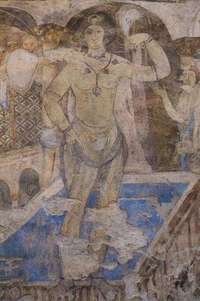 JORDAN - Exploring Qasr Amra frescos and the desert castle loop