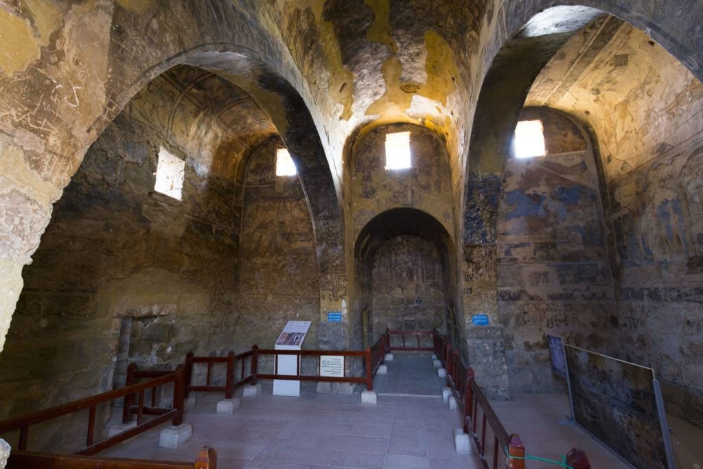 JORDAN - Exploring Qasr Amra frescos and the desert castle loop