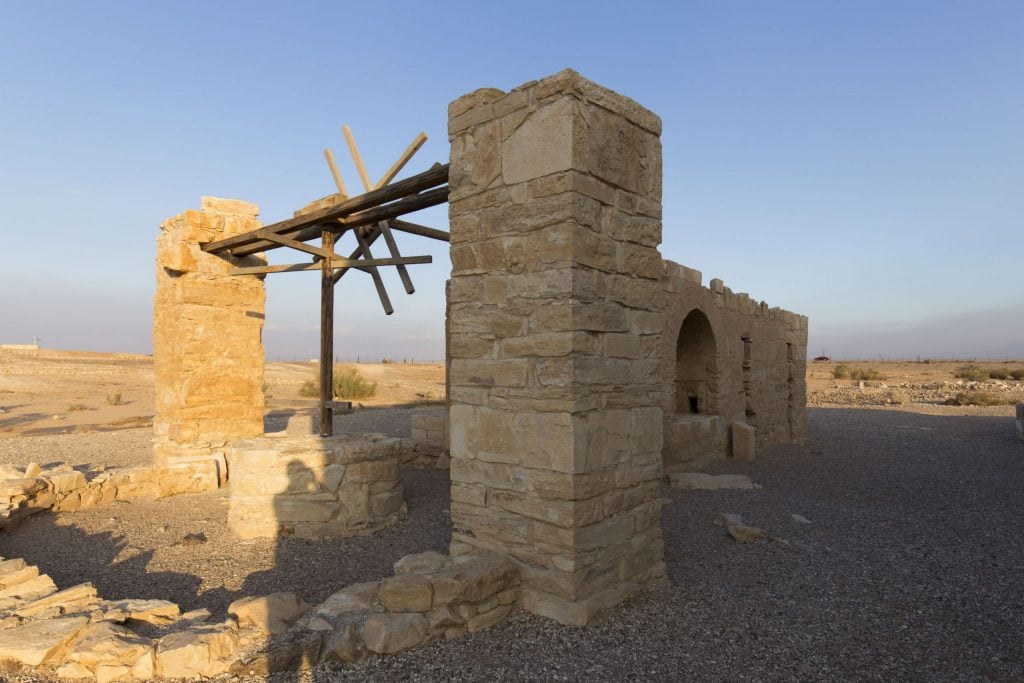 JORDAN - Exploring Qasr Amra frescos and the desert castle loop