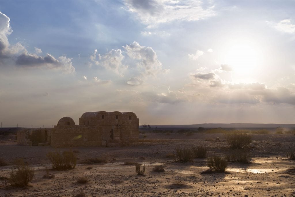 JORDAN - Exploring Qasr Amra frescos and the desert castle loop