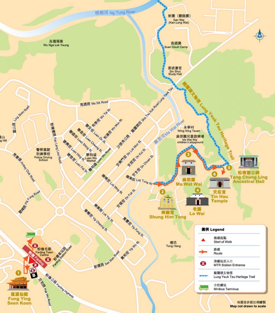 HONG KONG - Two Hong Kong heritage trails in the North Territories