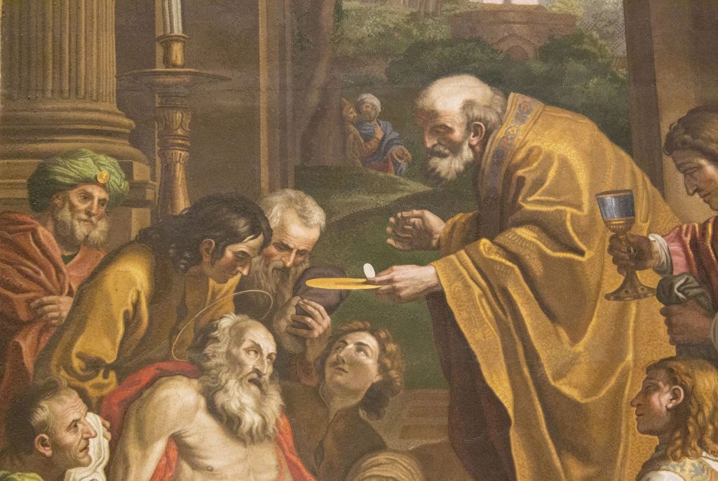 VATICAN - The St. Peter’s Basilica in the Vatican during a rainy afternoon