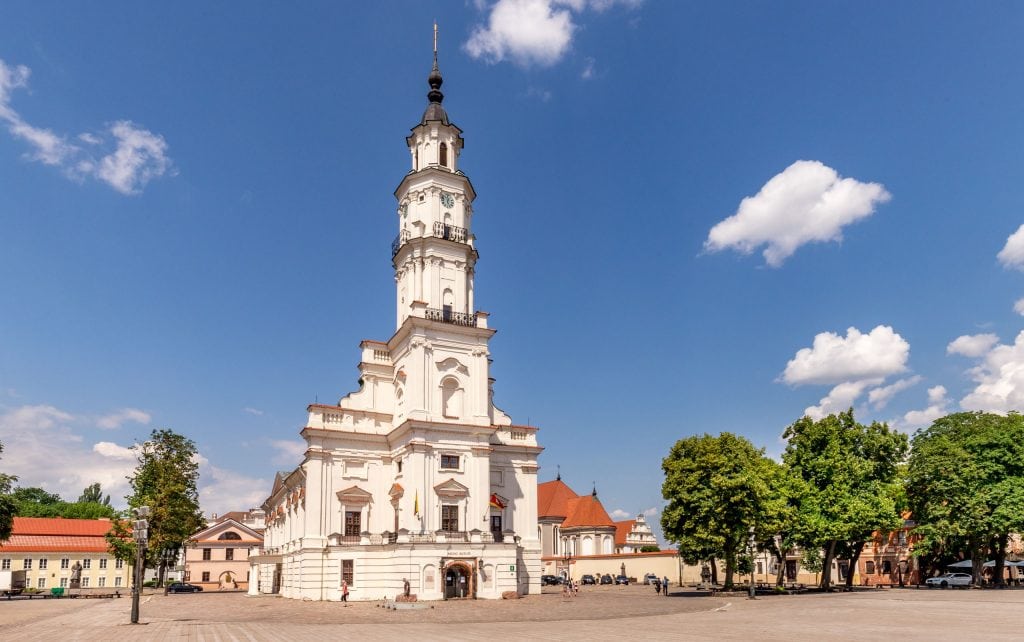 Kaunas City Hall - LITHUANIA - 1 week itinerary: Vilnius city trip and 3 day trips from Vilnius