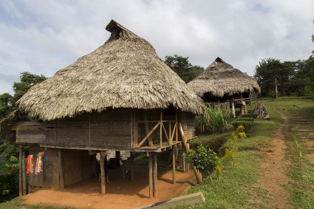 PANAMA - Visiting the indigenous Embera tribe