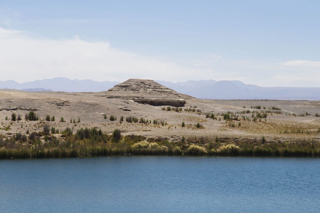 Mining in the Atacama desert at Chuquicamata mine and Humberstone
