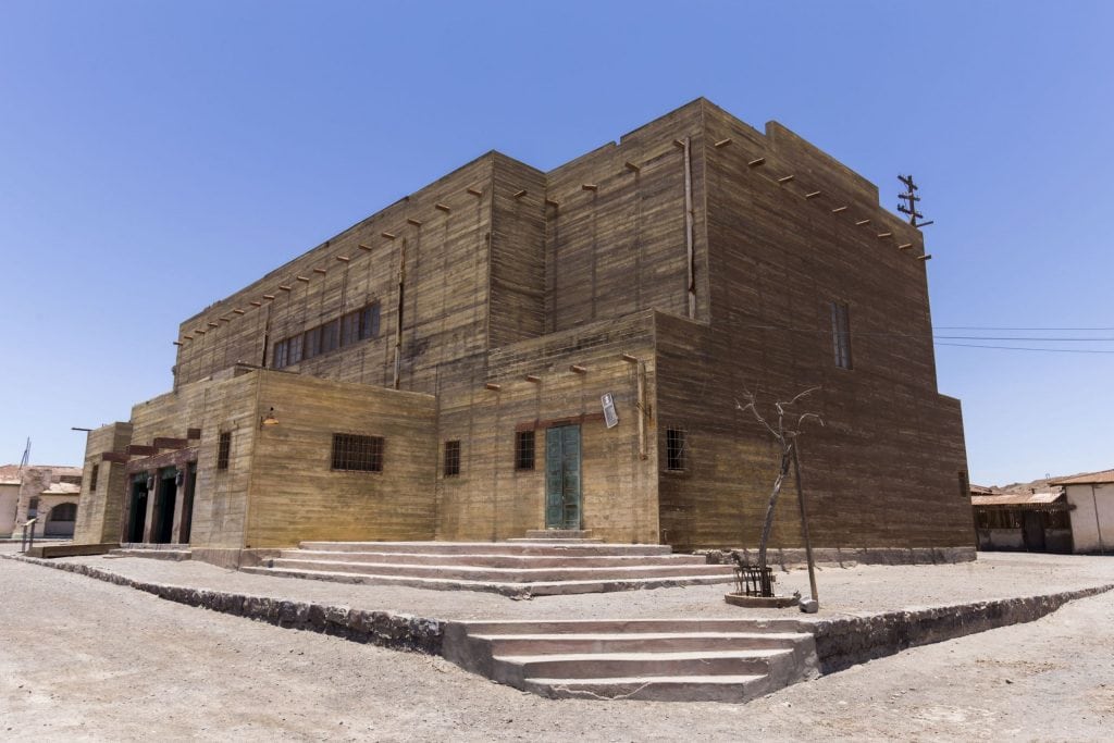 Mining in the Atacama desert at Chuquicamata mine and Humberstone