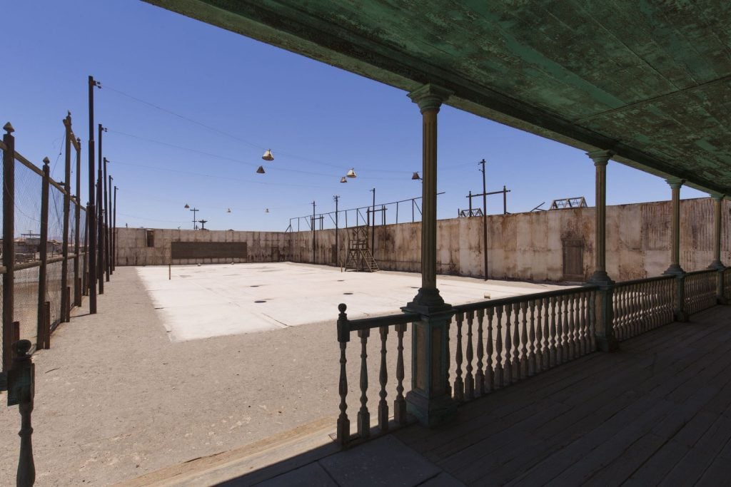 Mining in the Atacama desert at Chuquicamata mine and Humberstone