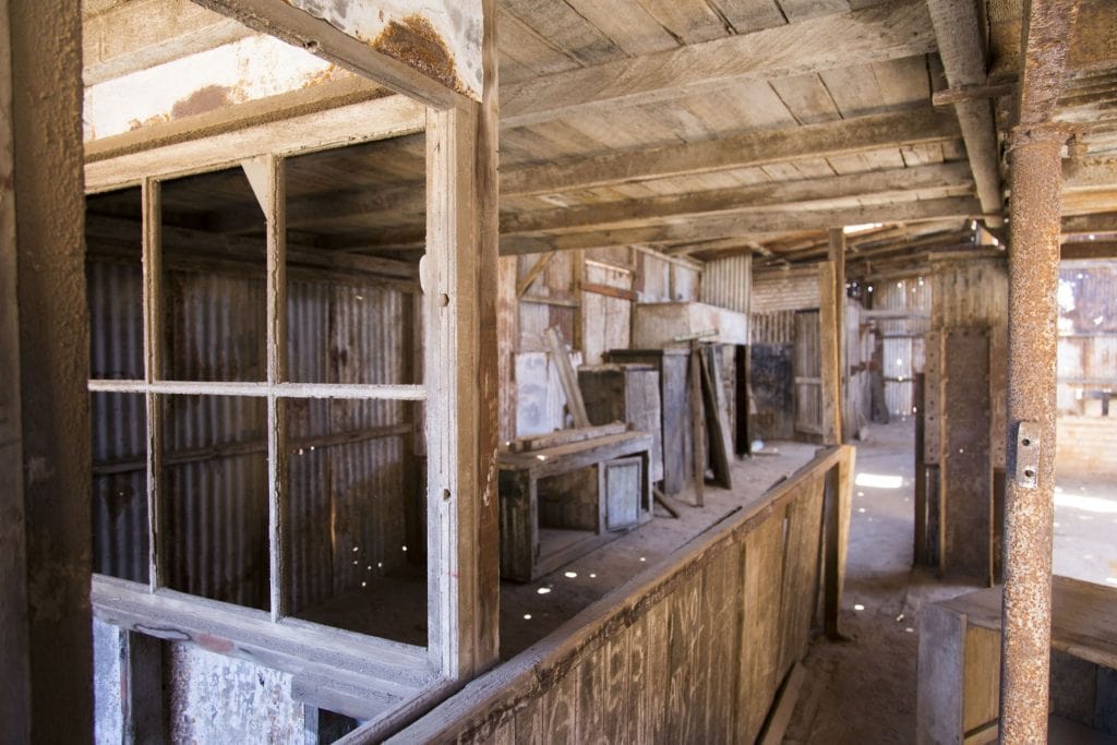Mining in the Atacama desert at Chuquicamata mine and Humberstone
