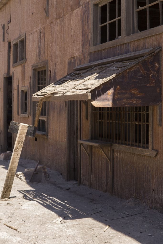 Mining in the Atacama desert at Chuquicamata mine and Humberstone